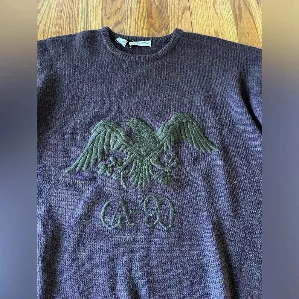 GIORGIO ARMANI - LE COLLEZIONI - WOOL & ALPACA SWEATER - LARGE - EUC